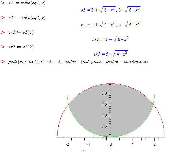 How to write an equation for half a circle